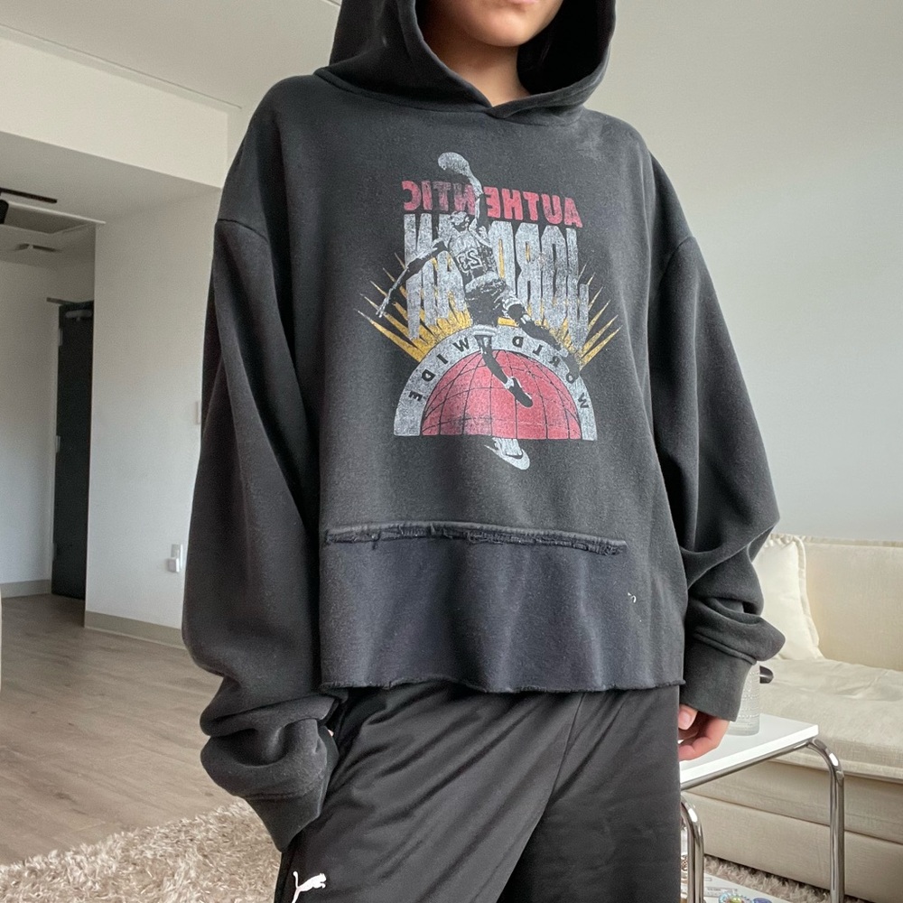Jordan Black Graphic Hoodie